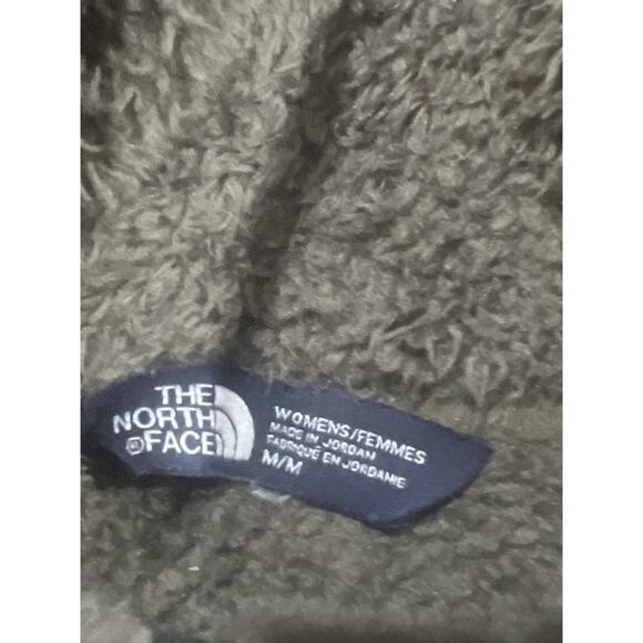 The North Face Jacket Womens Medium Tan Fleece Off Full Zip Hiking Sherpa - Picture 3 of 3